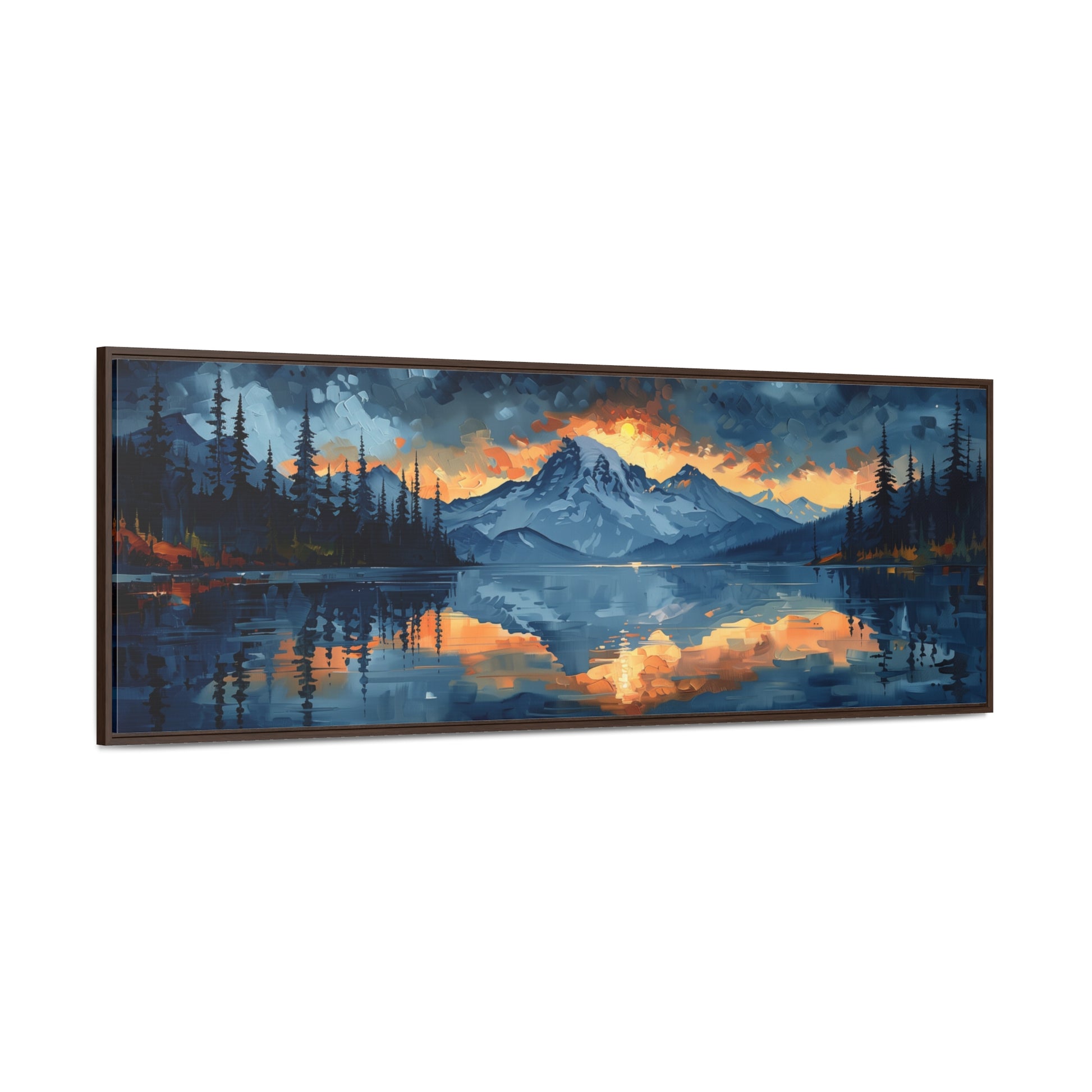 Mountain Rise - Framed Gallery Canvas - Erdau Designs