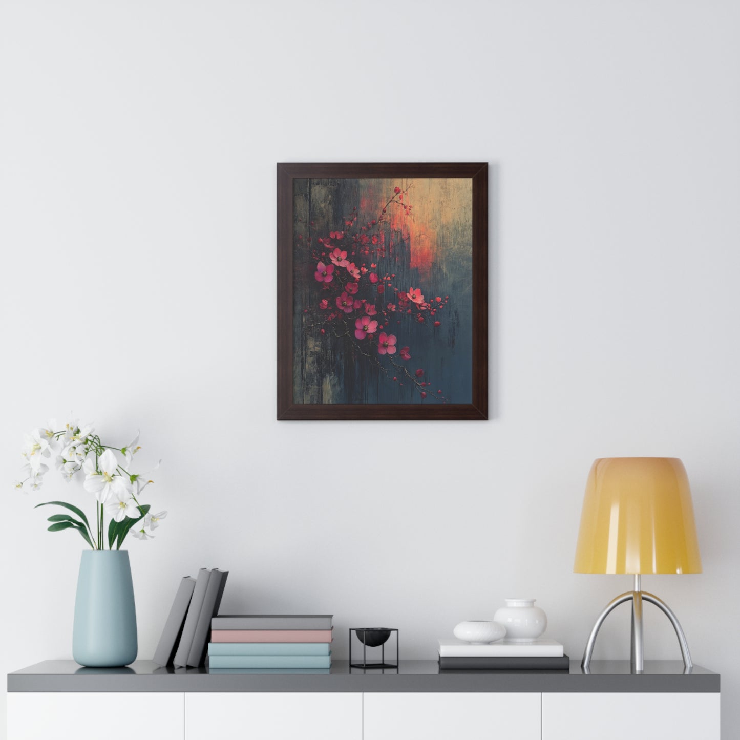 Twilight Bloom Resilience - Framed Poster