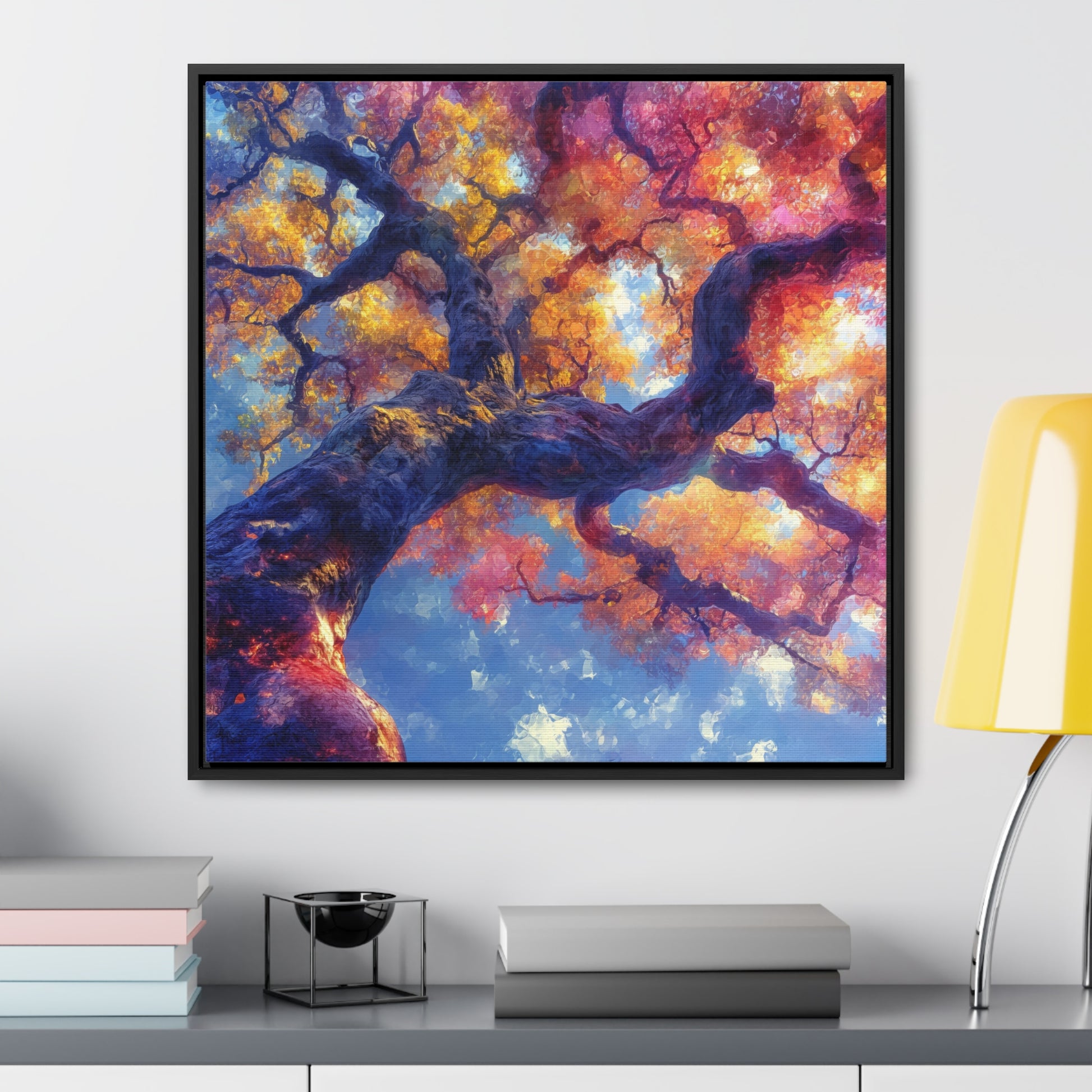 Synesthetic - Framed Gallery Canvas Wrap - Erdau Designs