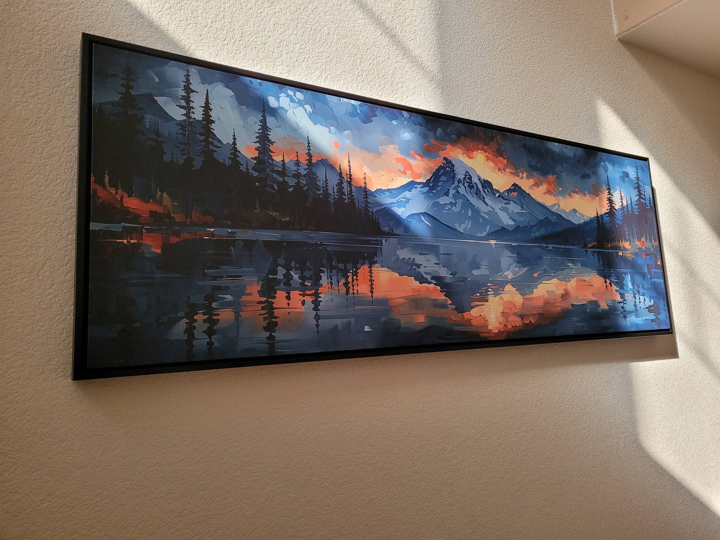 Mountain Rise - Framed Gallery Canvas