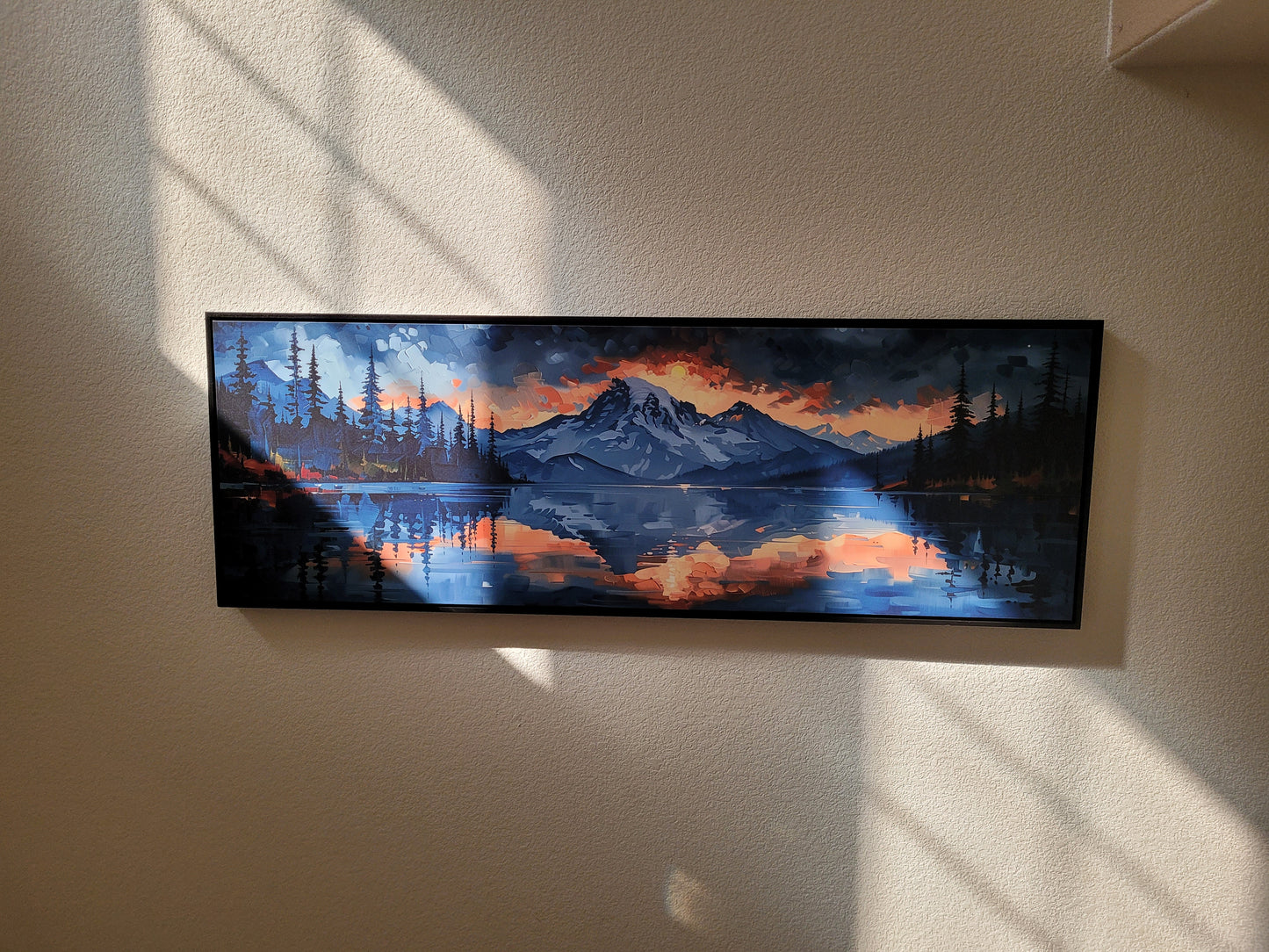 Mountain Rise - Framed Gallery Canvas