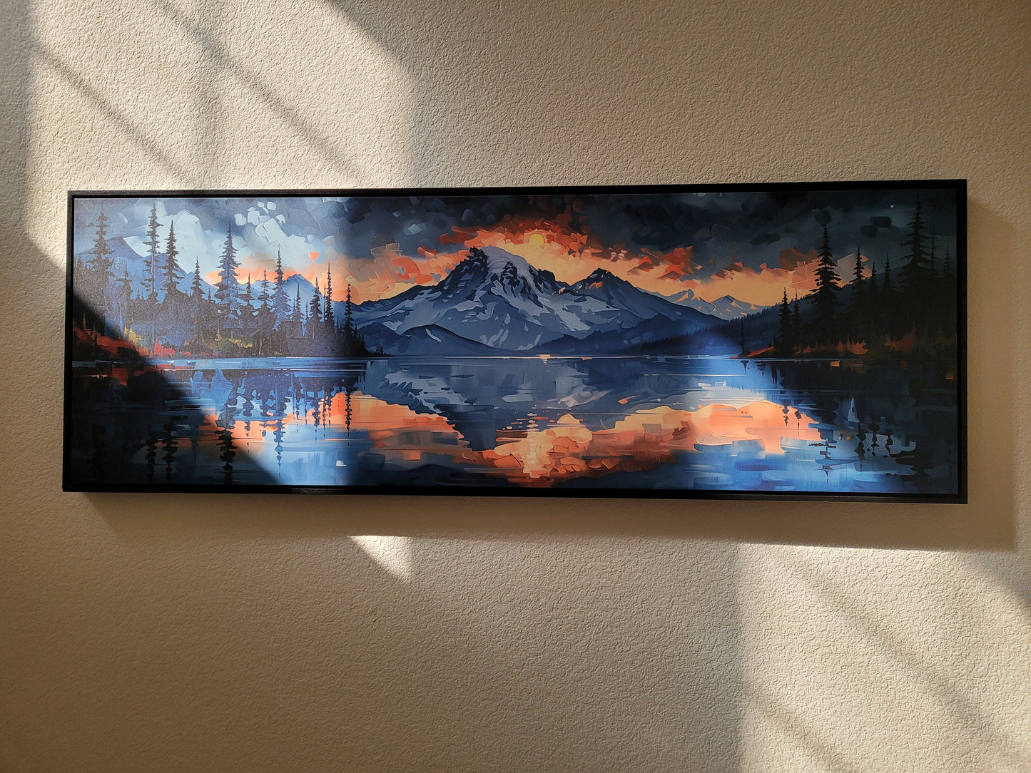 Mountain Rise - Framed Gallery Canvas