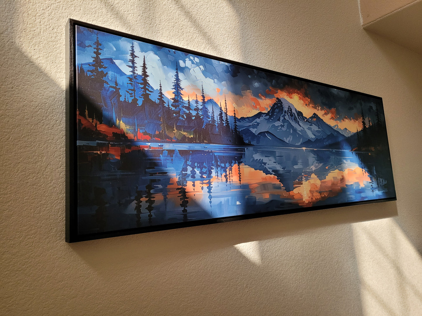 Mountain Rise - Framed Gallery Canvas