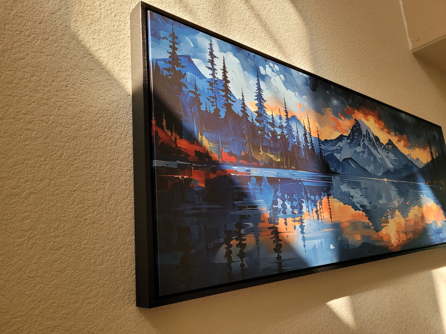 Mountain Rise - Framed Gallery Canvas