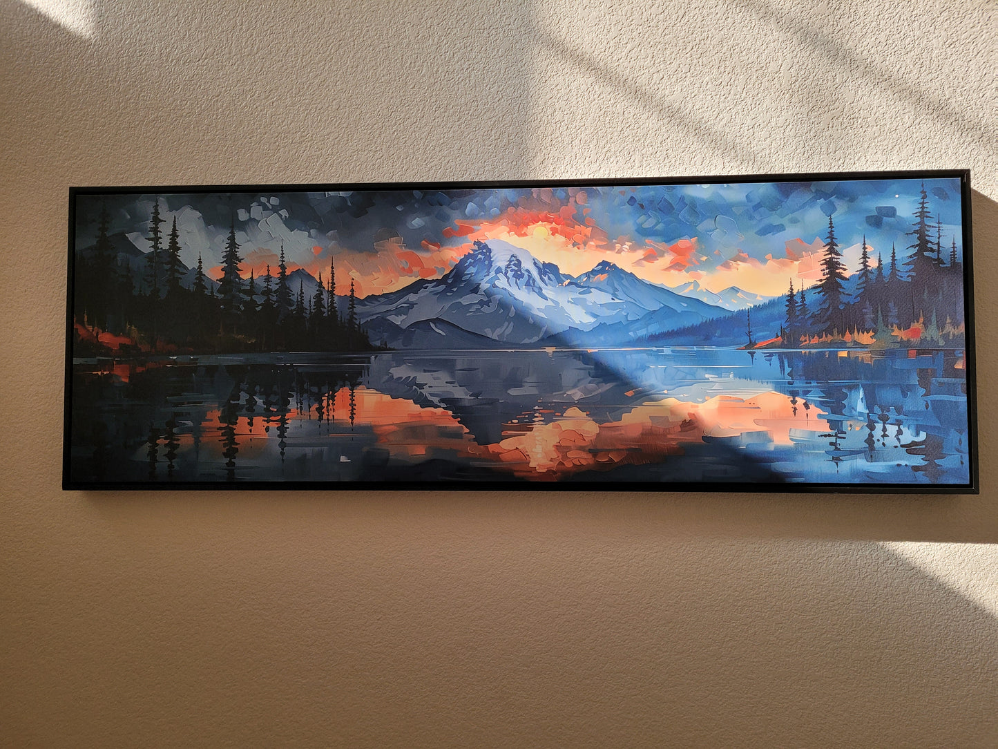 Mountain Rise - Framed Gallery Canvas