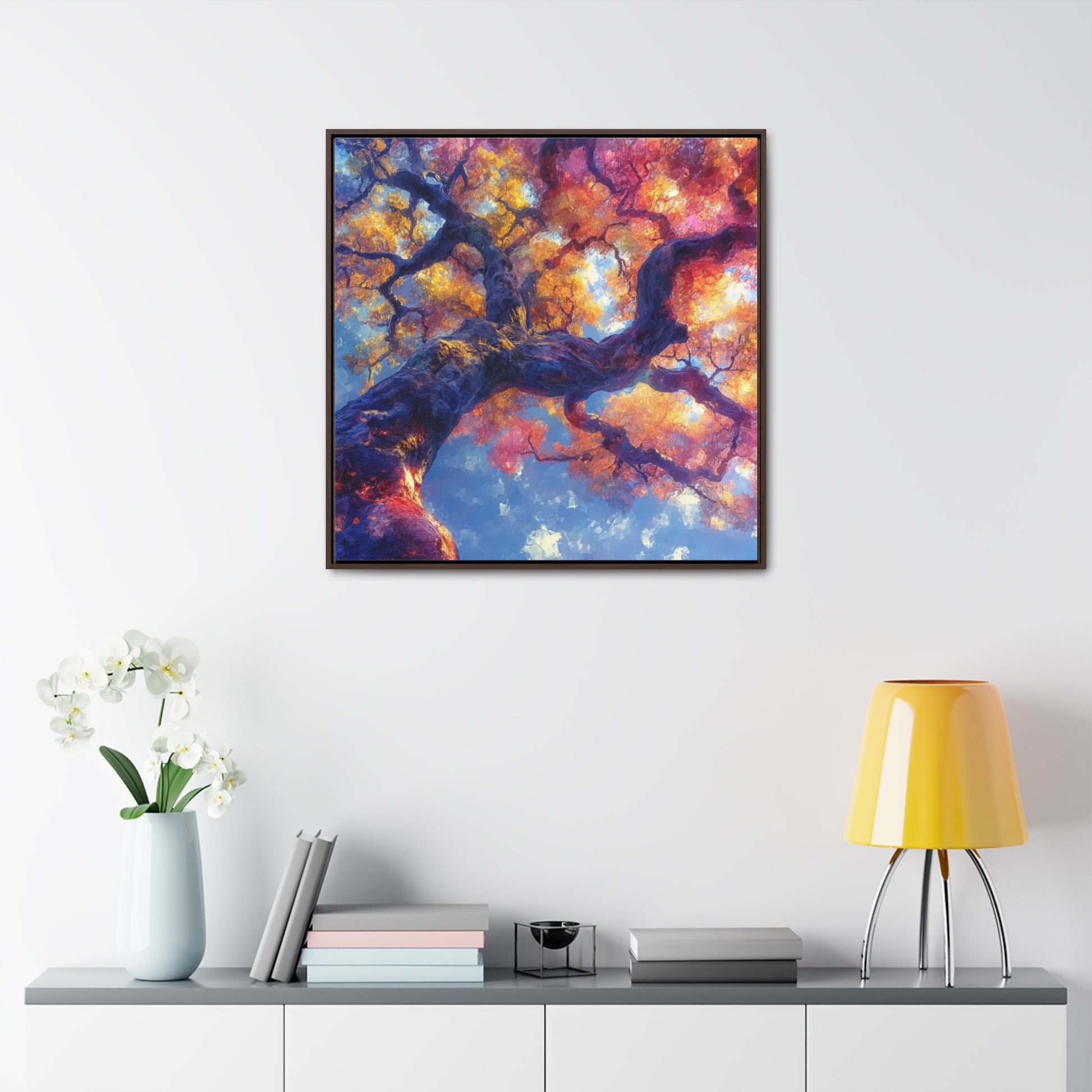 Synesthetic - Framed Gallery Canvas Wrap - Erdau Designs