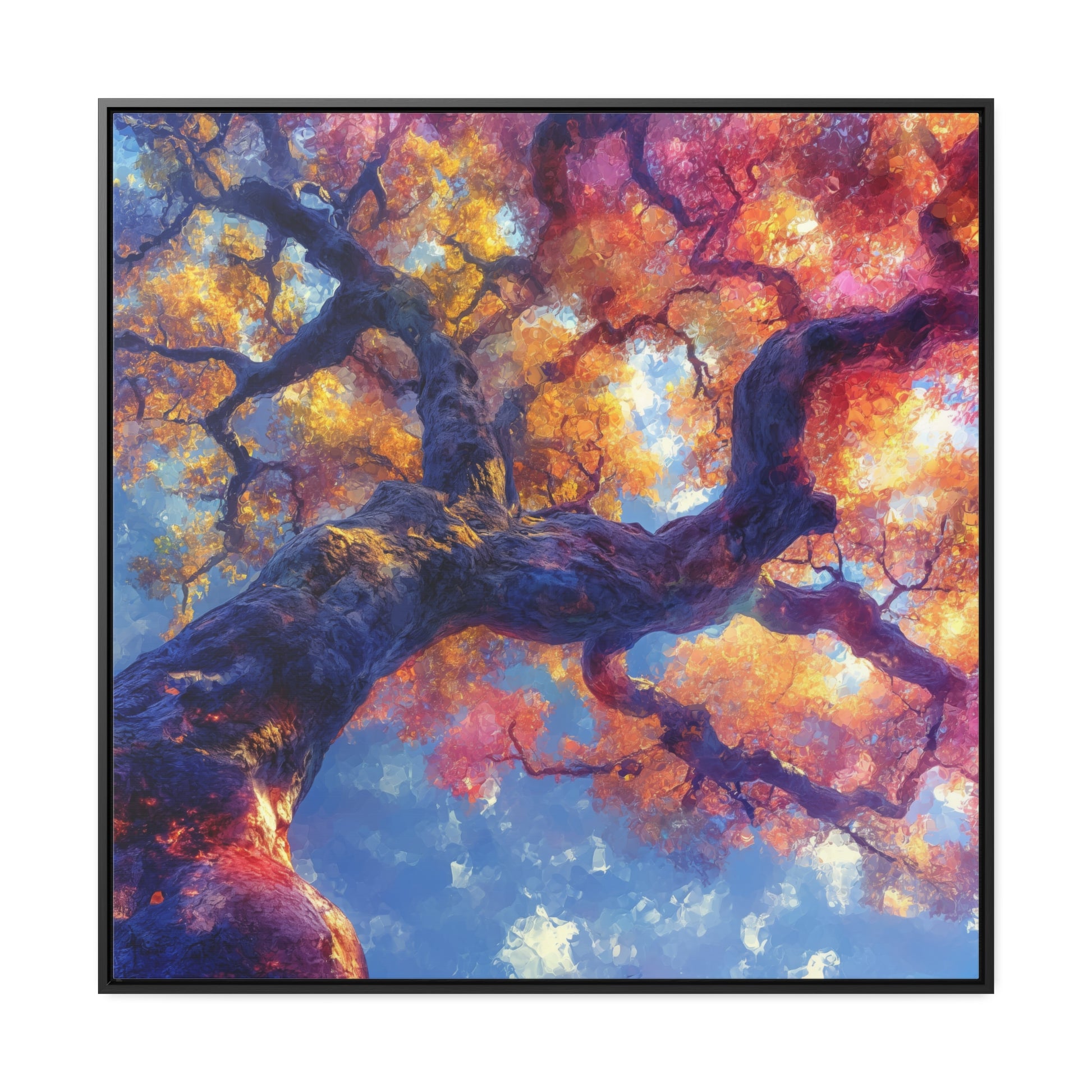 Synesthetic - Framed Gallery Canvas Wrap - Erdau Designs