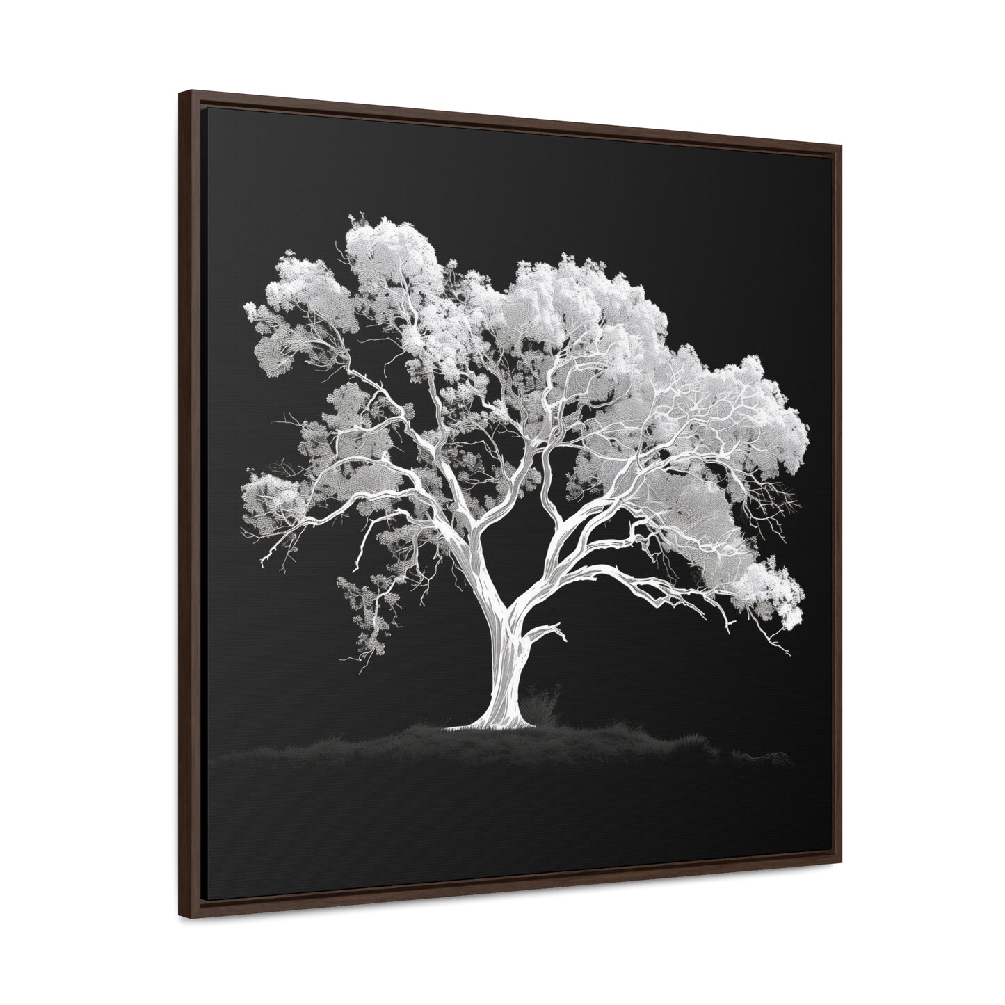 White Oak Tree Framed Gallery Canvas Wrap