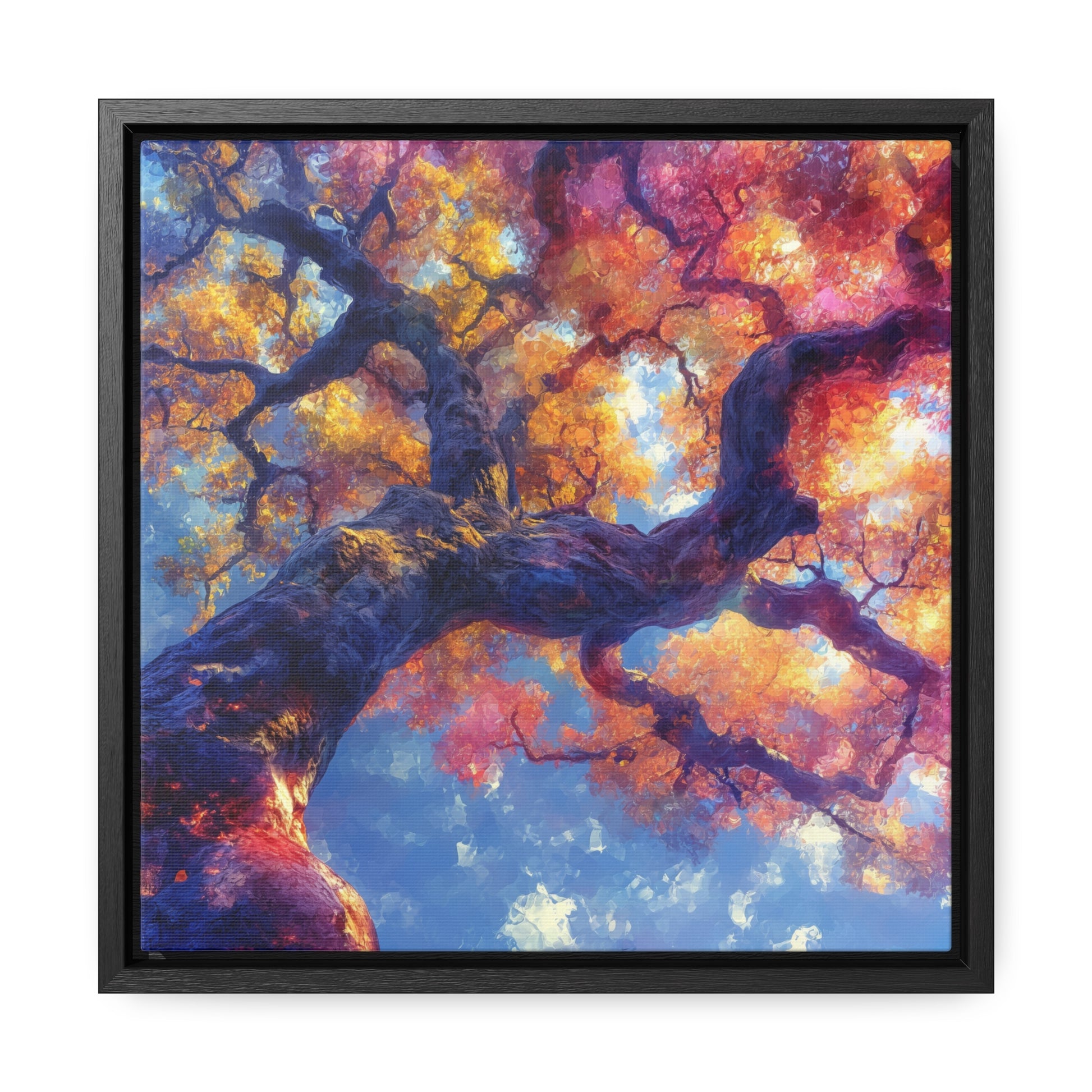 Synesthetic - Framed Gallery Canvas Wrap - Erdau Designs