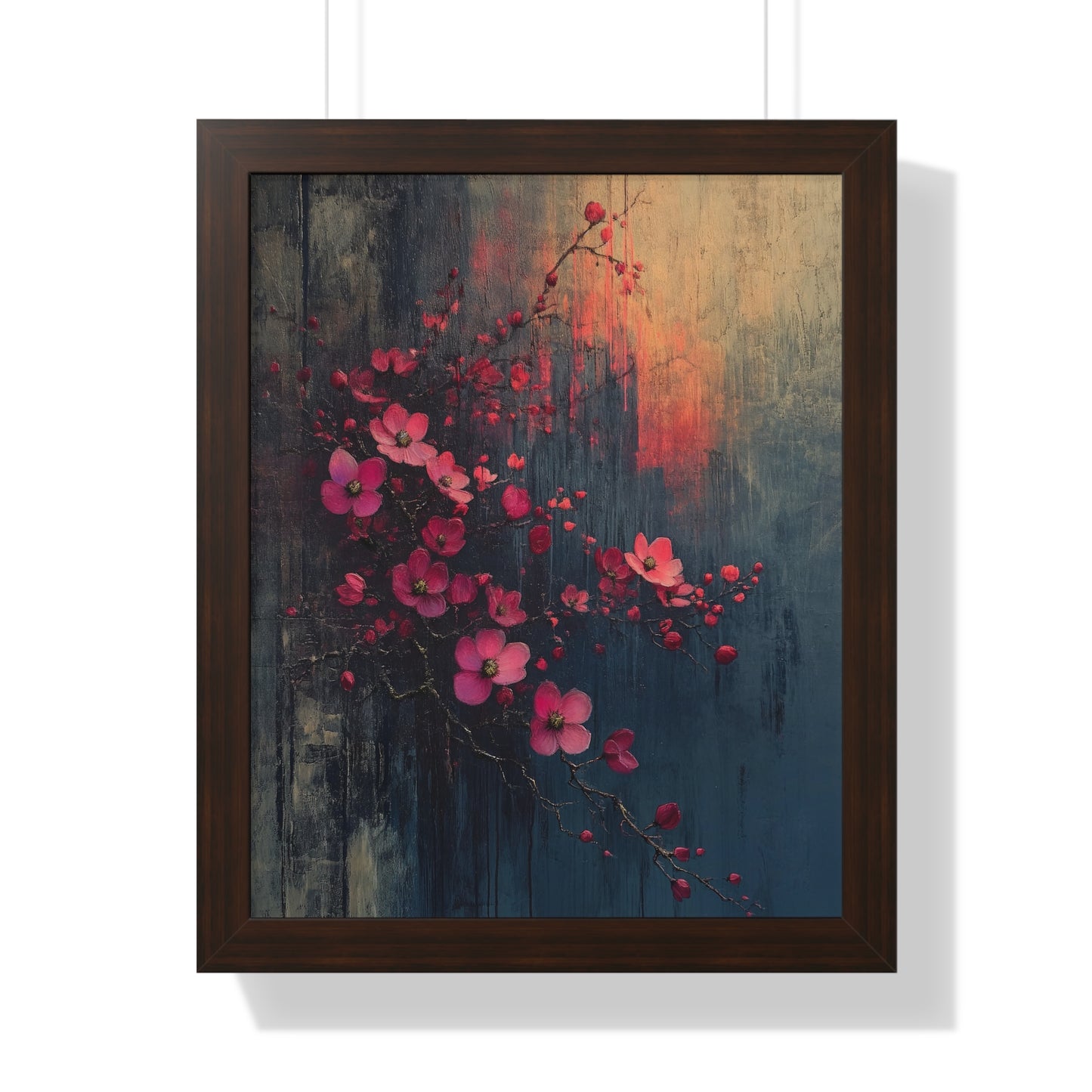 Twilight Bloom Resilience - Framed Poster