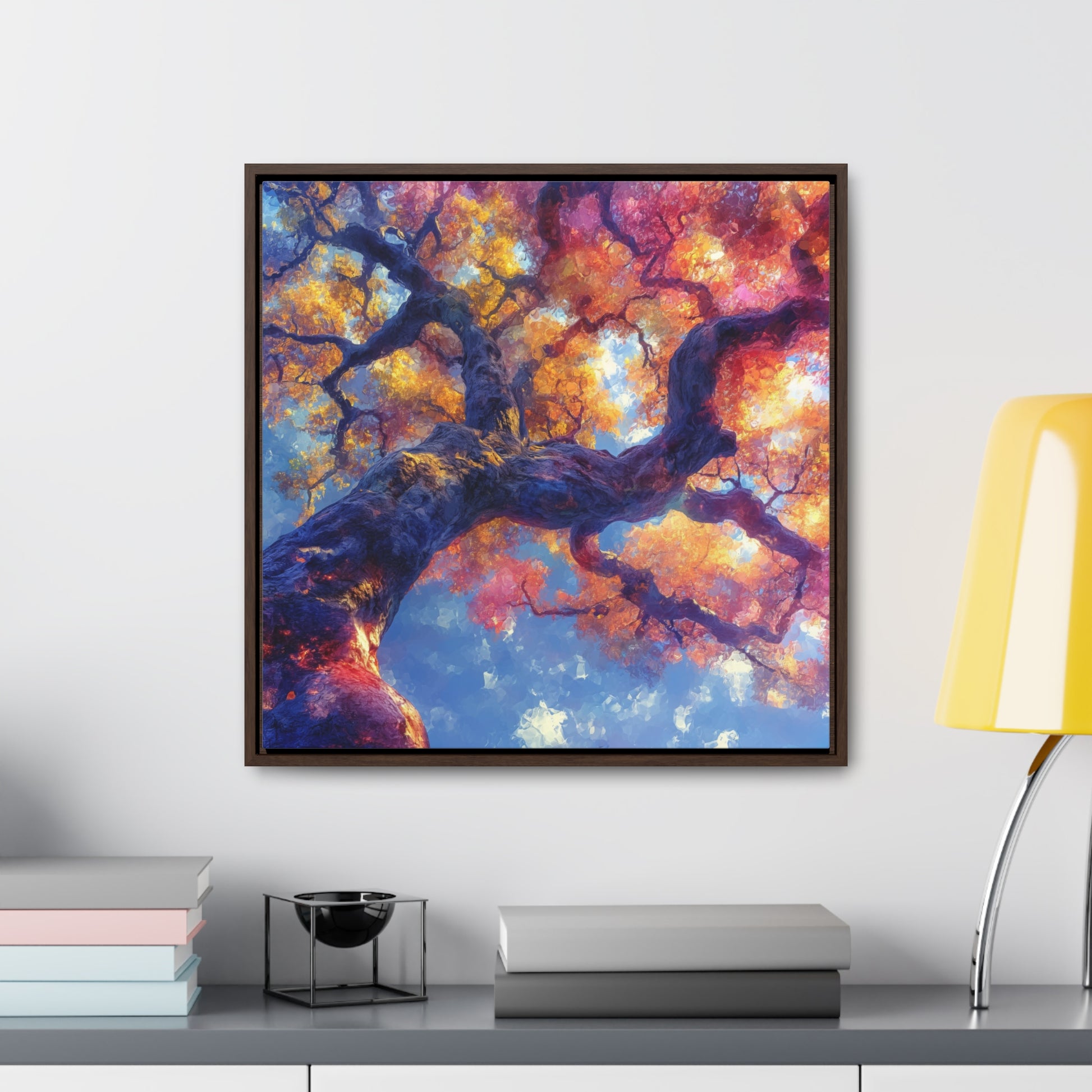 Synesthetic - Framed Gallery Canvas Wrap - Erdau Designs