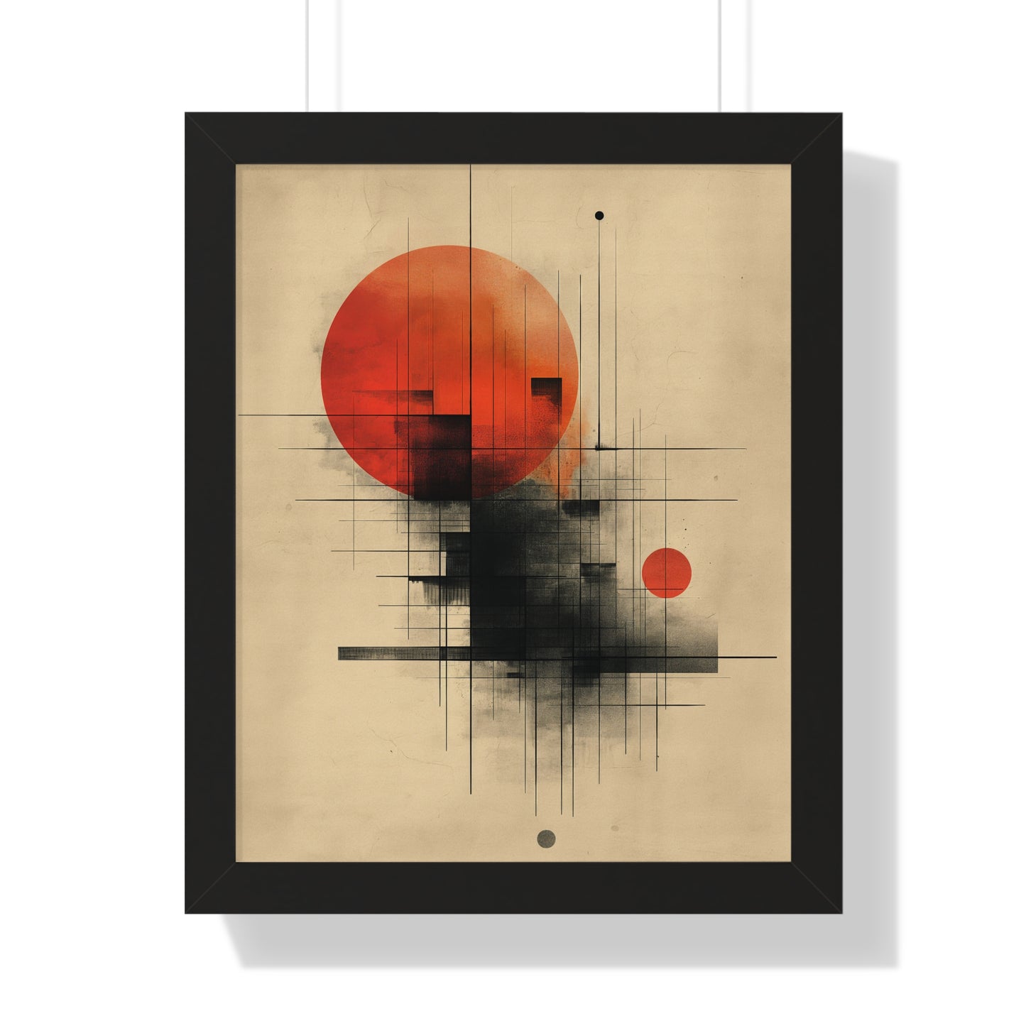 Scarlet Dusk - Framed Poster