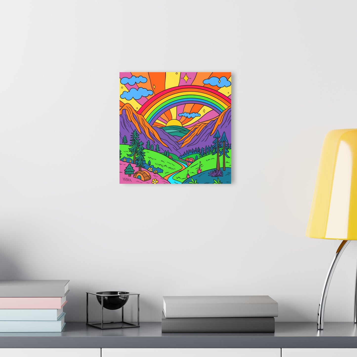 Rainbow Valley Acrylic Print