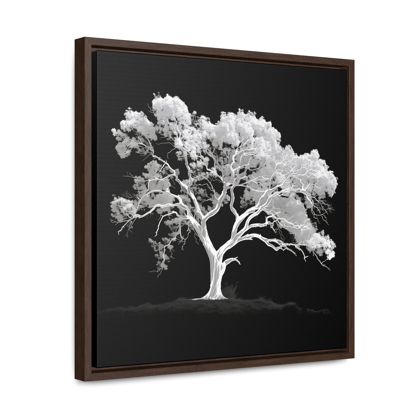 White Oak Tree Framed Gallery Canvas Wrap