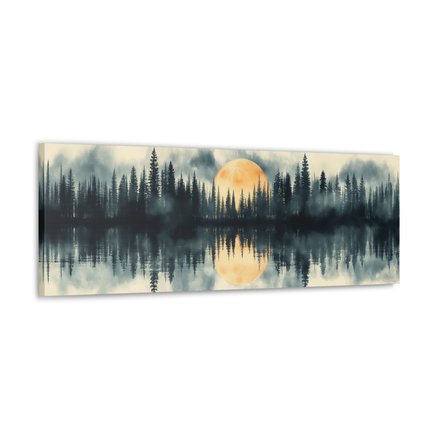 Greyscale Forest - Gallery Canvas Wrap - Erdau Designs