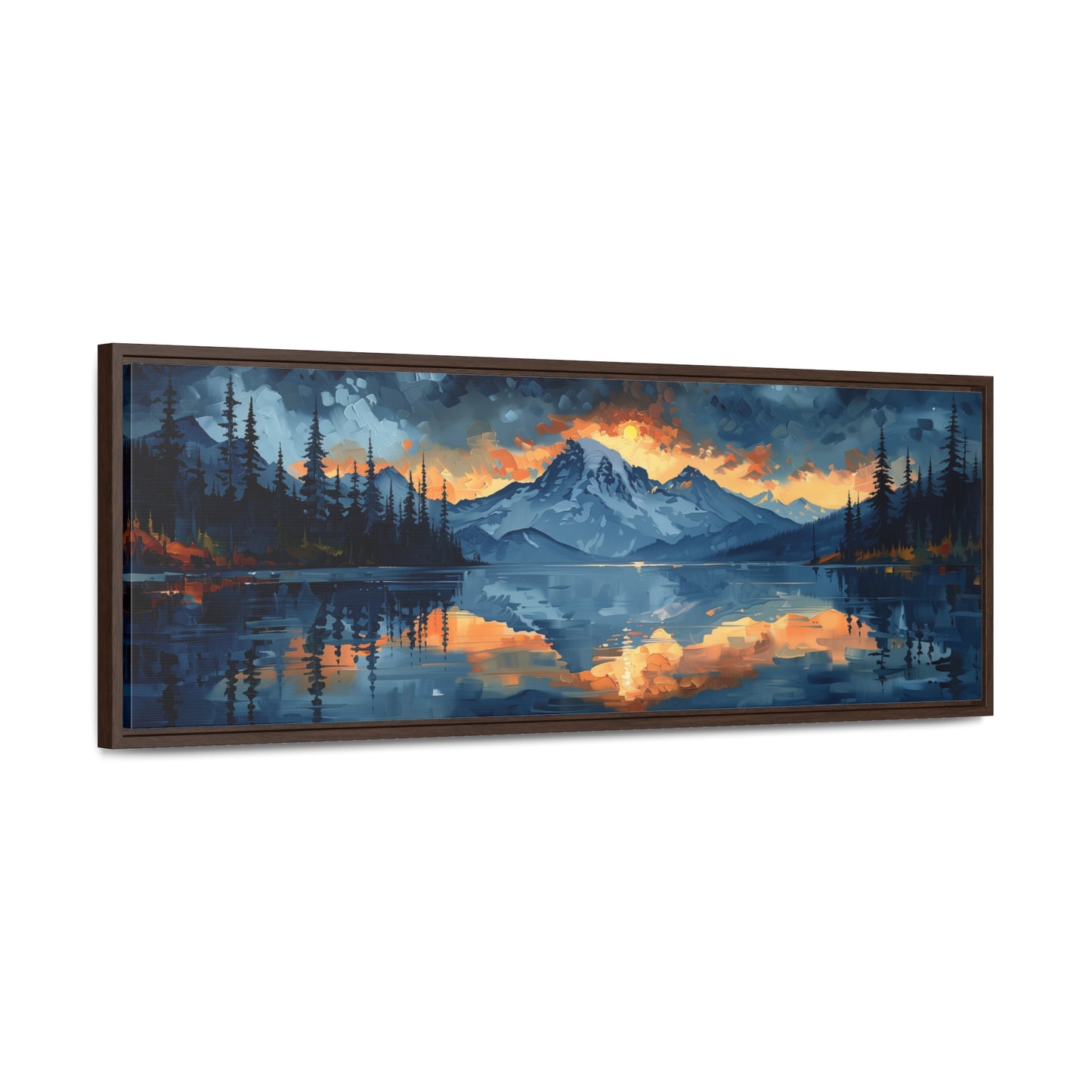 Mountain Rise - Framed Gallery Canvas - Erdau Designs