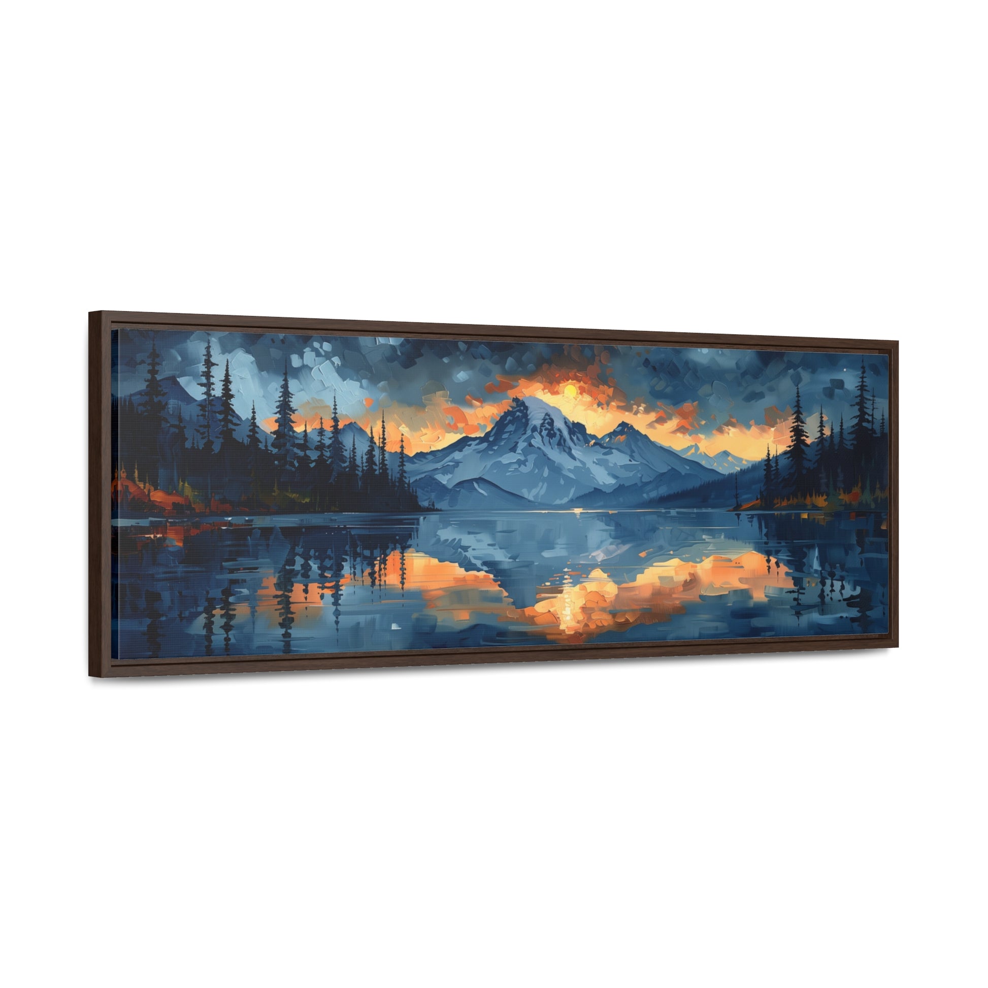 Mountain Rise - Framed Gallery Canvas - Erdau Designs