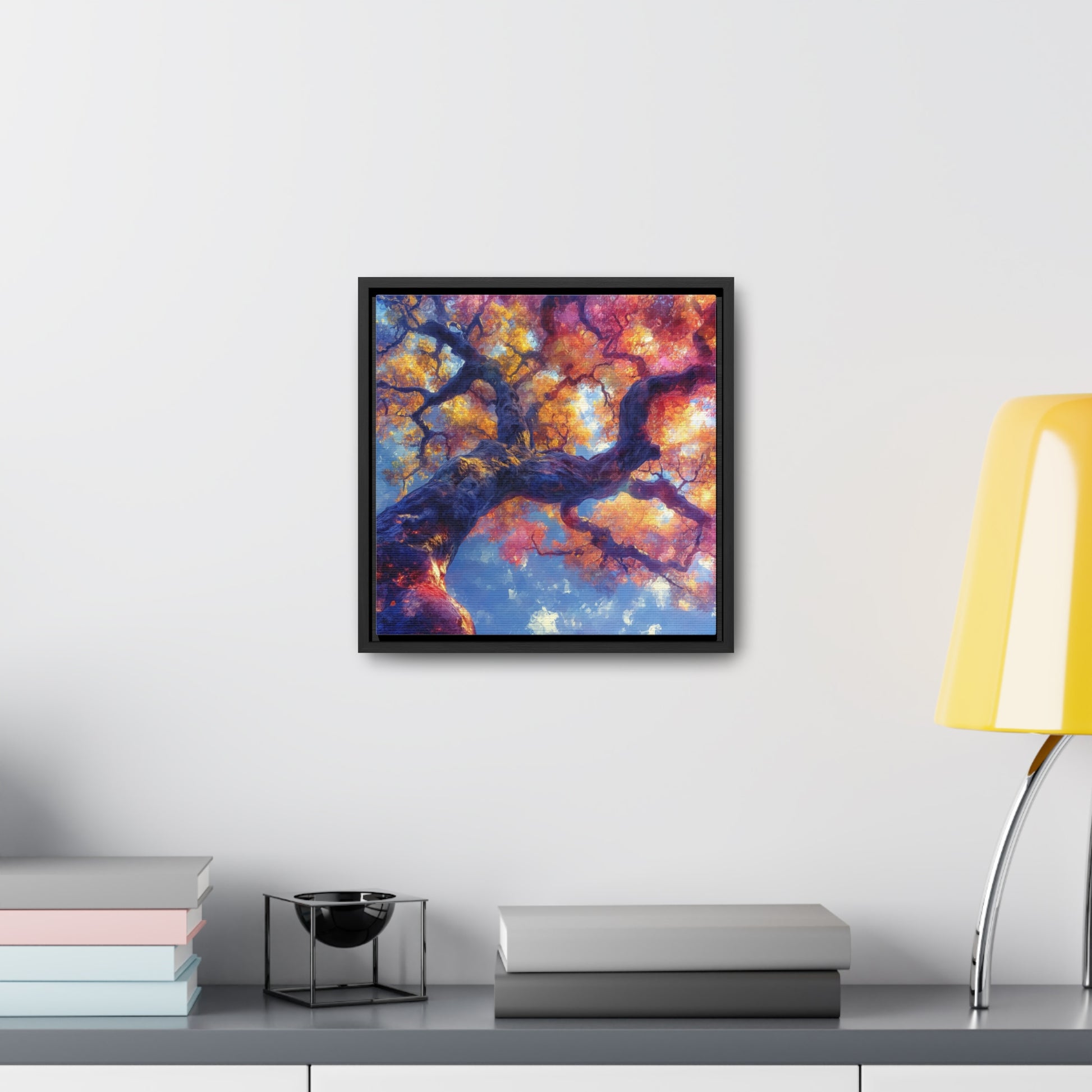 Synesthetic - Framed Gallery Canvas Wrap - Erdau Designs