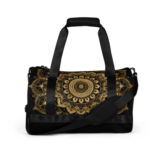 Black and Gold Mandala 2 - Gym Bag