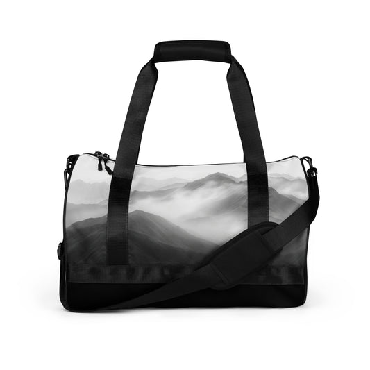 Greyscale Mystical Silhouette Gym Bag