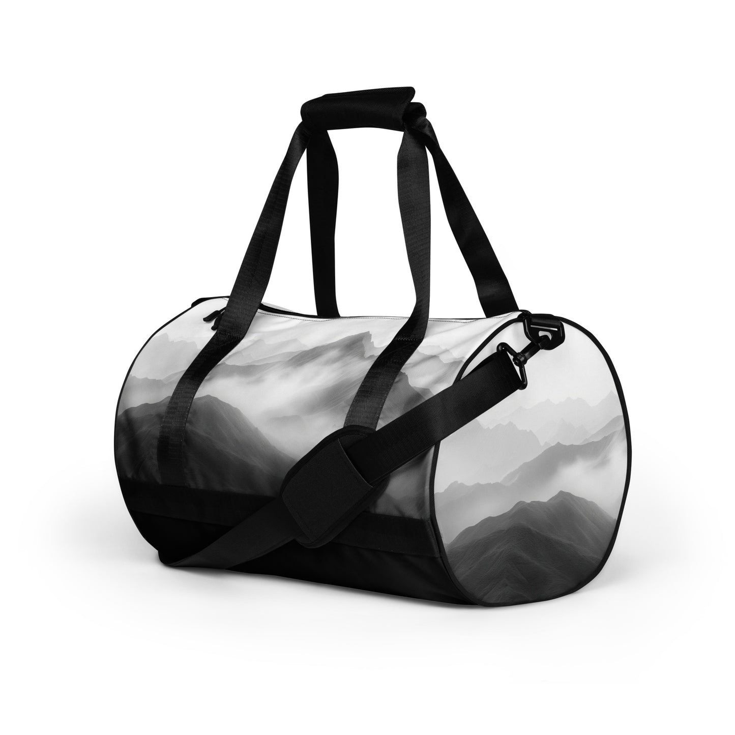 Greyscale Mystical Silhouette Gym Bag