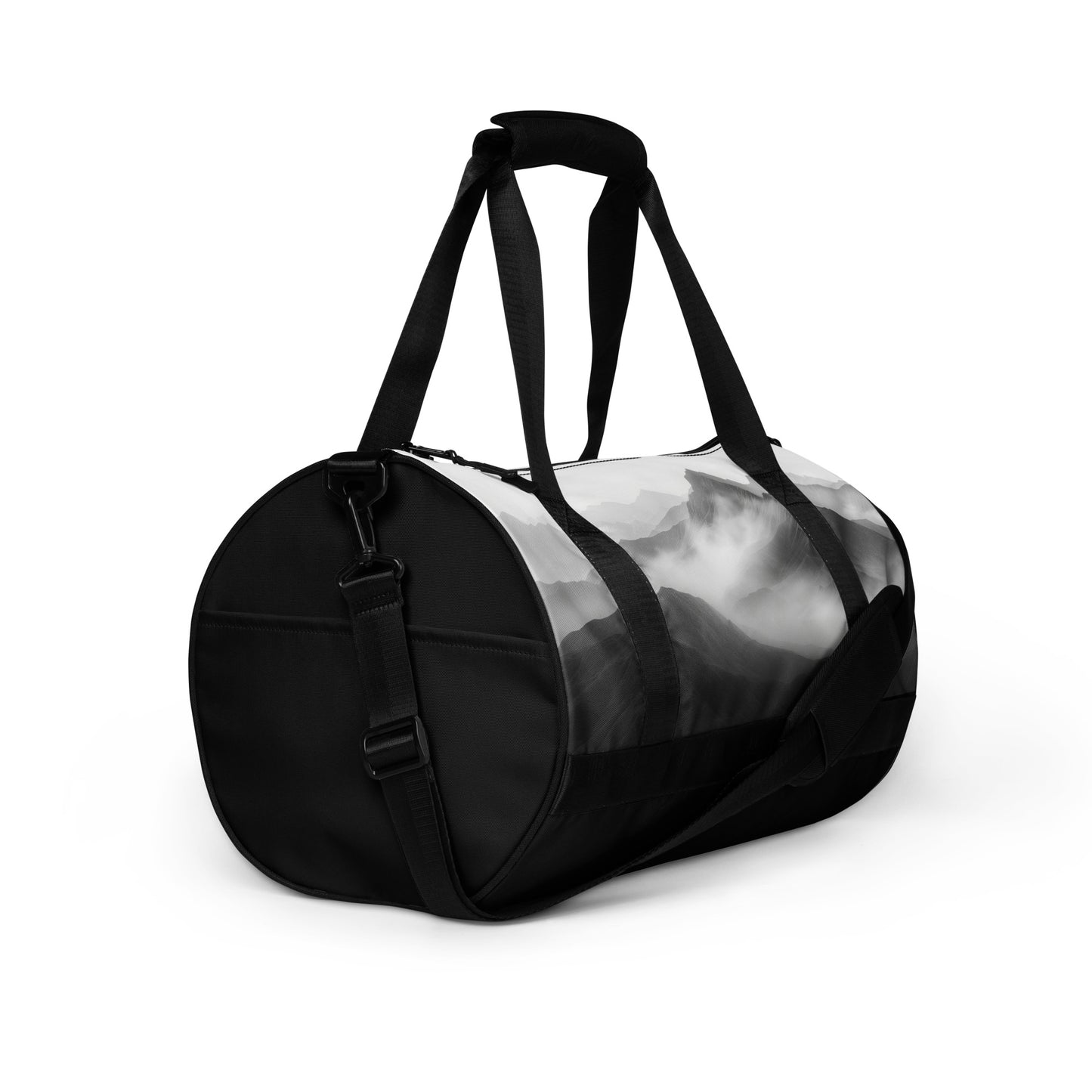 Greyscale Mystical Silhouette Gym Bag