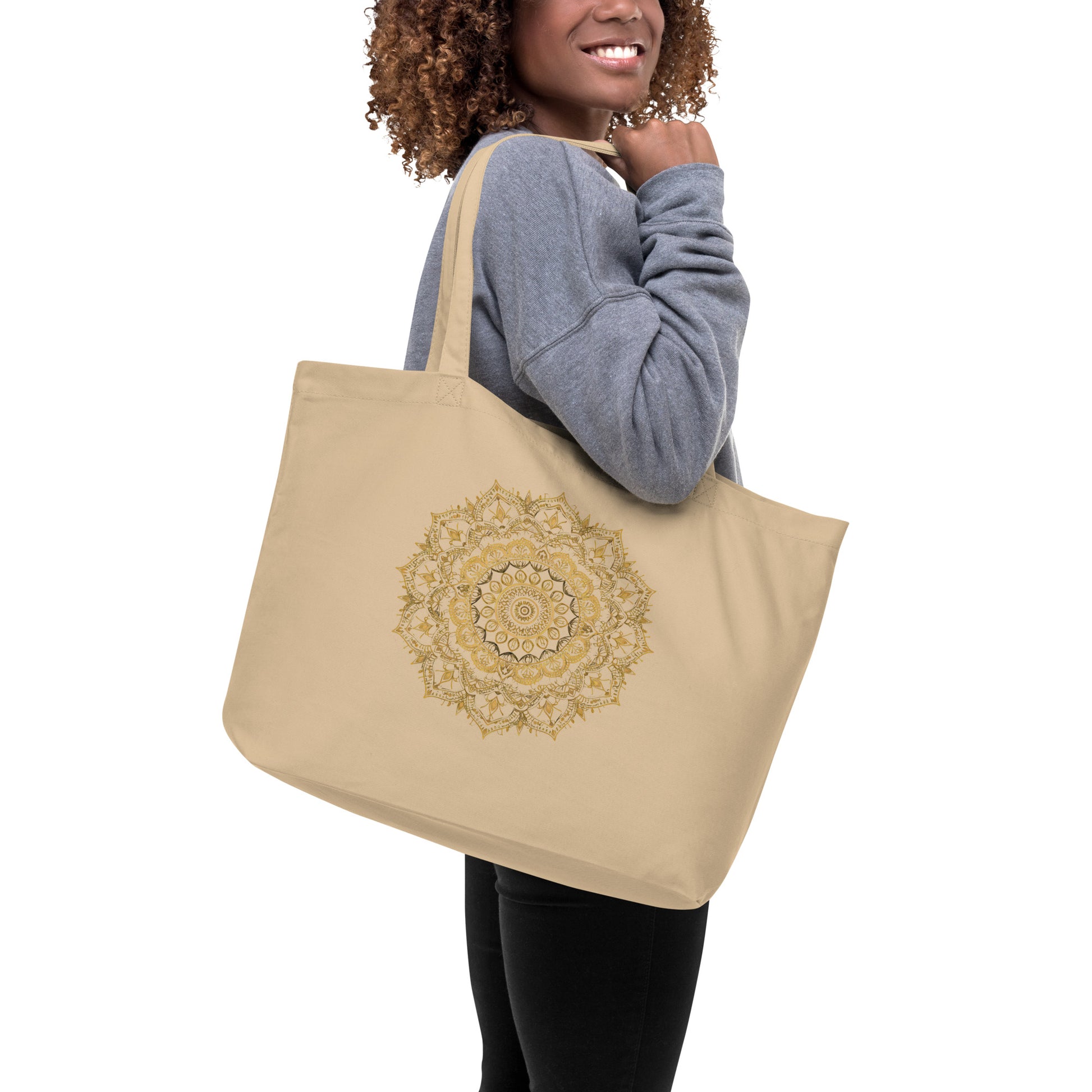 Large organic tote bag - Erdau Designs