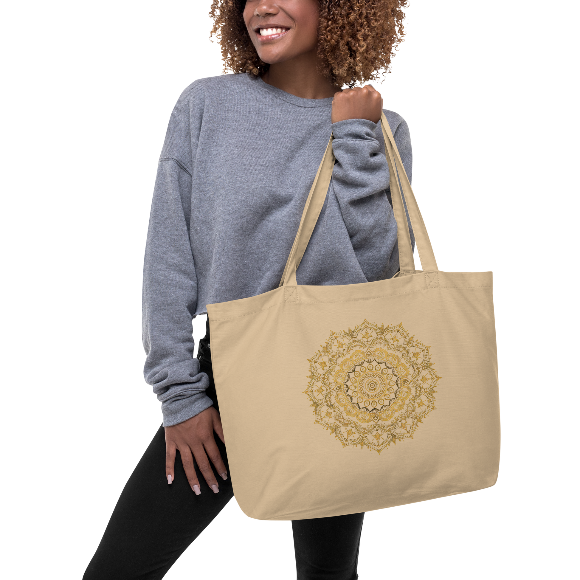 Large organic tote bag - Erdau Designs